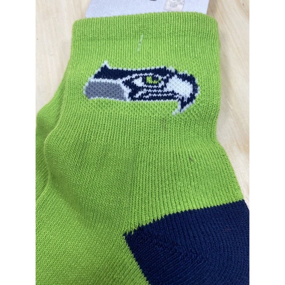 NFL Football Seattle Seahawks Team Color Socks Size Large Licensed NWT - Picture 3 of 7